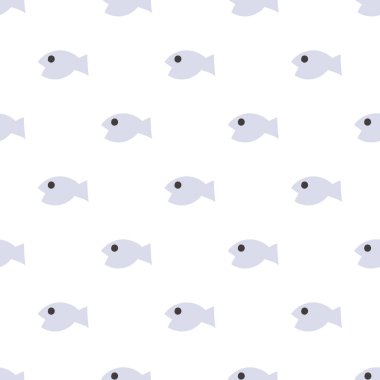 Dikişsiz desen, Balık arka plan sanat tasarlamak kumaş ve dekor