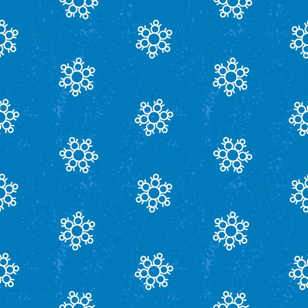 Seamless pattern snowflakes abstract isolation, winter element for design — Stock Photo, Image