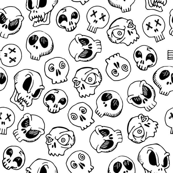 Cadılar Bayramı için sorunsuz kafatası desen. Tatil duvar kağıdı