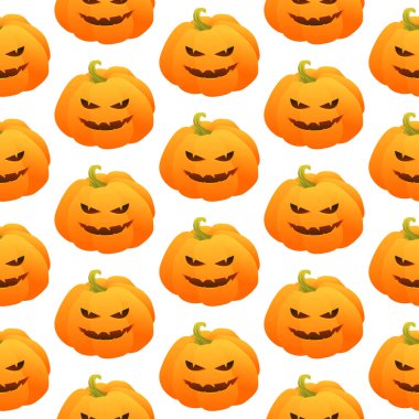 Cadılar Bayramı için seamless kabak modeli. Tatil duvar kağıdı