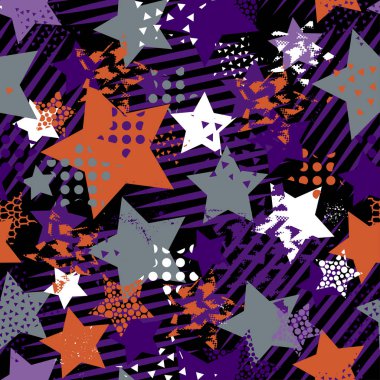 Kızlar, erkekler ve giysiler için soyut, kusursuz vektör deseni. Noktalı yaratıcı arka plan, geometrik figürler tekstil ve kumaş için komik duvar kağıtları. Moda tarzı. Renkli parlak