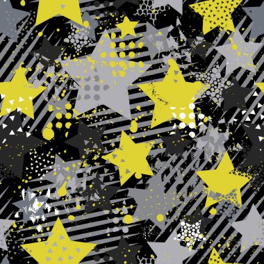 Kızlar, erkekler ve giysiler için soyut, kusursuz vektör deseni. Noktalı yaratıcı arka plan, geometrik figürler tekstil ve kumaş için komik duvar kağıtları. Moda tarzı. Renkli parlak