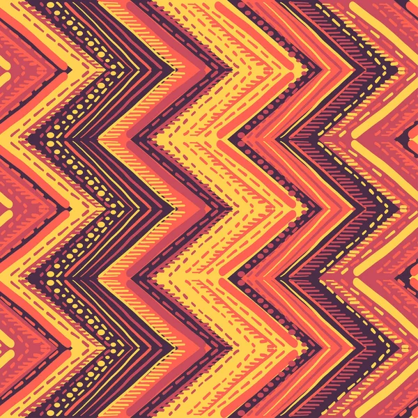 Modèle Abstrait Tissu Artisanal Style Ikat Boho Design Ethnique Traditionnel — Image vectorielle