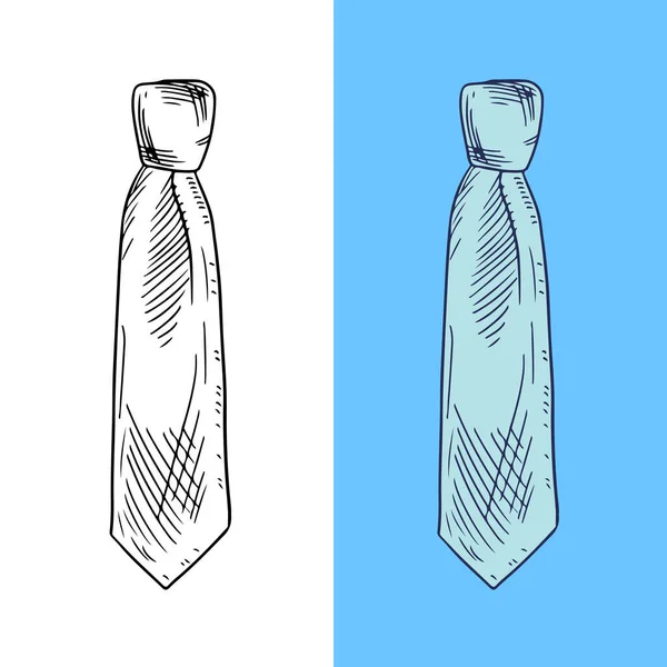 Набор узелковых галстуков ручной работы — стоковый вектор