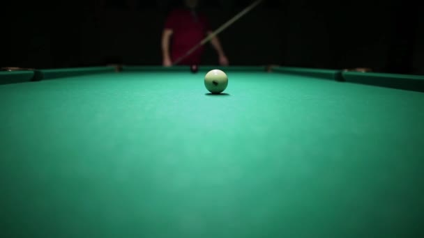 Palle Da Biliardo Sul Panno Verde Del Gioco Della Piramide