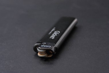 Gomel, Beyaz Rusya - 11 Şubat 2017: kriket gaz daha hafif.