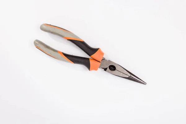 Pliers tool pliers on a white background. Isolate — Stock Photo, Image