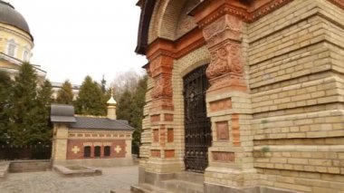 Gomel, Belarus - 29 Temmuz 2016: Panoramik Park Ensemble Gomel Sarayı Rumyantsevs ve Paskevichs.