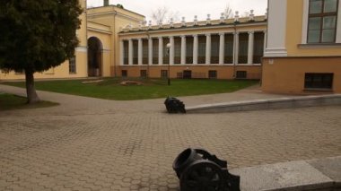 Gomel, Belarus - 29 Temmuz 2016: Panoramik Park Ensemble Gomel Sarayı Rumyantsevs ve Paskevichs.