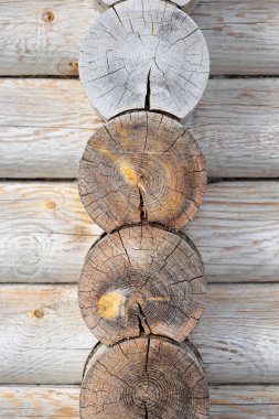 Eski günlük ev duvarına. arka plan