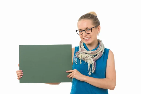 Female hands on a white background. poster Stock Picture