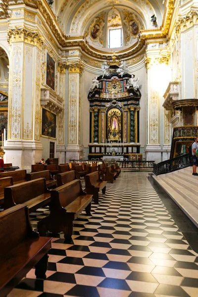 Bergamo, Itália - 18 de agosto de 2017: Igreja Divina Interior de Santa Maria Maggiore . — Fotografia de Stock