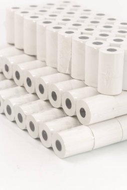 Beyaz bir arka plan üzerinde Yazar kasa teyp