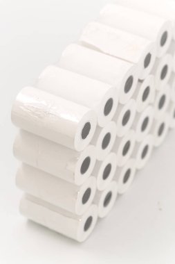 Beyaz bir arka plan üzerinde Yazar kasa teyp