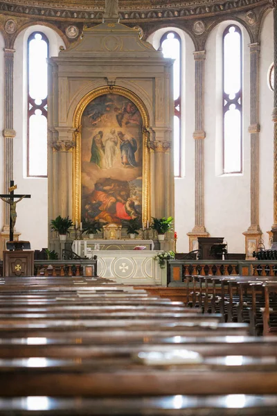 Montagnana, Itália - 6 de agosto de 2017: A Catedral da Assunção — Fotografia de Stock