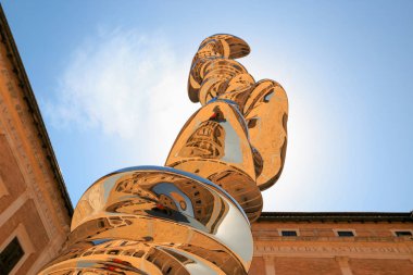 Urbino, İtalya - 9 Ağustos 2017: Yurdagül Dukes Castle