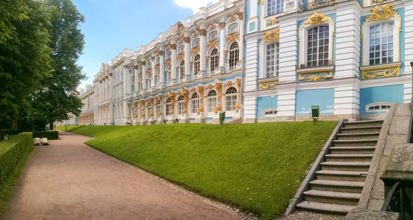 Petersburg, Rusya - 29 Haziran 2017: Katherine 'in Tsarskoe Selo Puşkin' deki Sarayı. — Stok fotoğraf