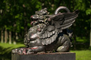 Petersburg, Rusya - 29 Haziran 2017: Troutsky köyü. Çin Mahallesi.