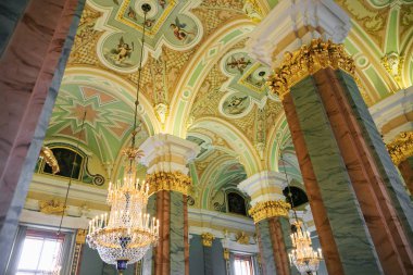 Petersburg, Rusya - 2 Temmuz 2017: İç Peter ve Paul Cathe