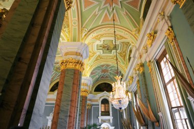 Petersburg, Rusya - 2 Temmuz 2017: İç Peter ve Paul Cathe