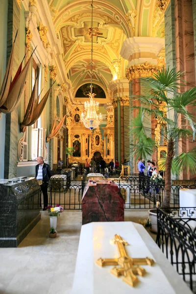 Petersburg, Rusya - 2 Temmuz 2017: İç Peter ve Paul Cathe