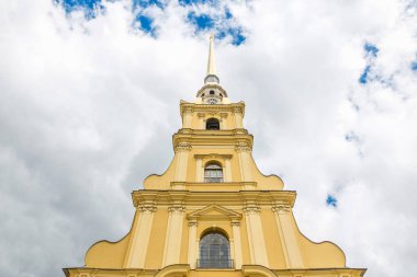 Petersburg, Rusya - 2 Temmuz 2017: Peter ve Paul Katedrali Peter ve Paul Fortress.