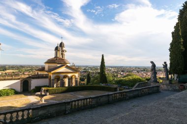Monselice, İtalya - 13 Temmuz 2017: Villa Dudo görünümünü .