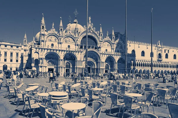 Venice, Olaszország - 2017. augusztus 14.: Katedrális, a San Marco, Velence-székesegyház. — Stock Fotó