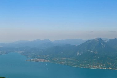Monte Baldo. İtalya. Lake Garda görünümünden bir yükseklik.