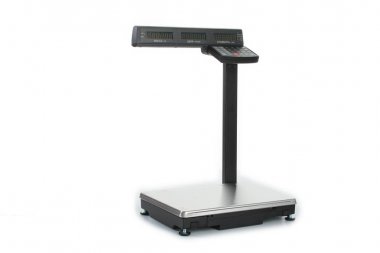 Gomel, Belarus - 27 Mart 2013: Yazar kasa, beyaz bir arka plan üzerinde firma Nts Gomel.