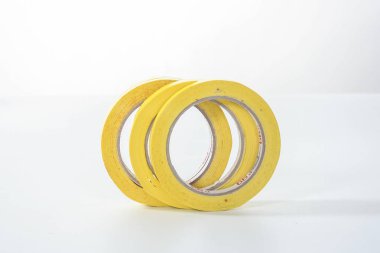 Silindirler renkli ticari çıkartmaları. Çift bant.