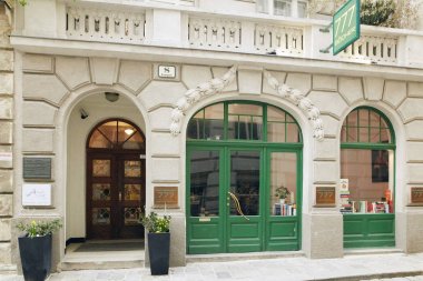 Vienna, Avusturya - 15 Nisan 2018: vitrinler güzel tasarım.