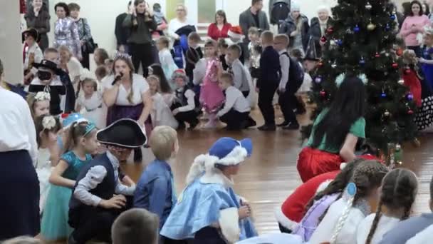 Gomel Belarus Décembre 2019 Vacances Noël Nouvel Pour Les Enfants — Video
