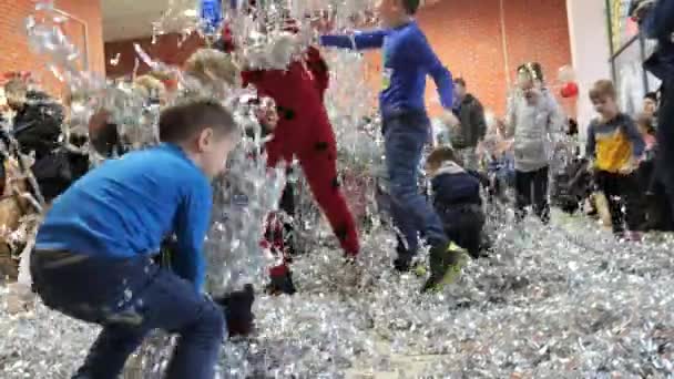 Gomel Bielorrússia Janeiro 2020 Centro Recreação Familiar Misteria Atração Chuva — Vídeo de Stock