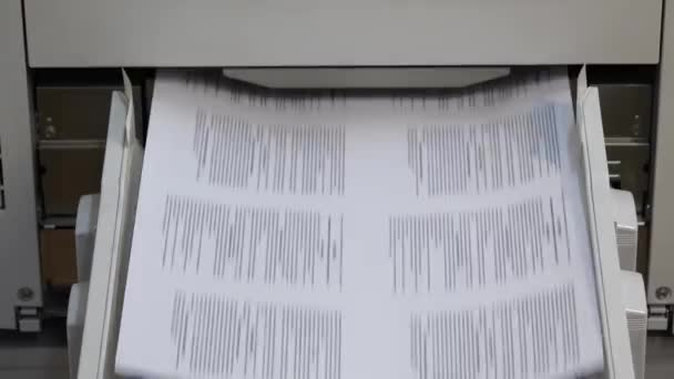 Risografa Stampa Rapida Più Copie Attrezzature Stampa — Video Stock