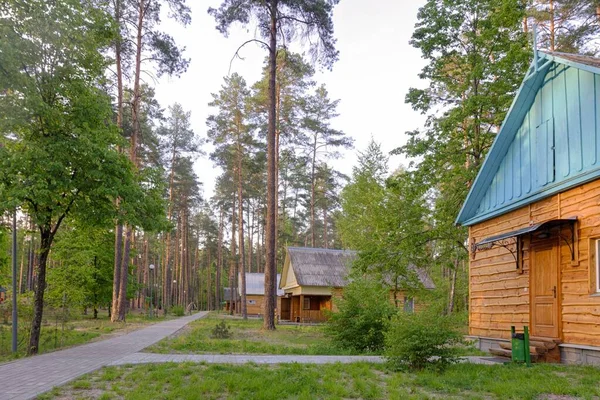 Gomel Belarus Mai 2014 Rancho Family Vacation Base Separate Häuser — Stockfoto