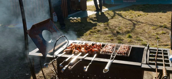 Țară Odihnă Picnic Grătar Țară 2020 — Fotografie, imagine de stoc