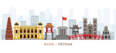 Hanoi Vietnam yerlerinden manzarası