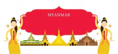 Myanmar tarihi yerler, geleneksel dans, çerçeve