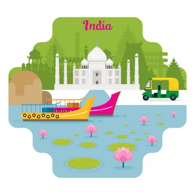 Hindistan Seyahat ve cazibe simge