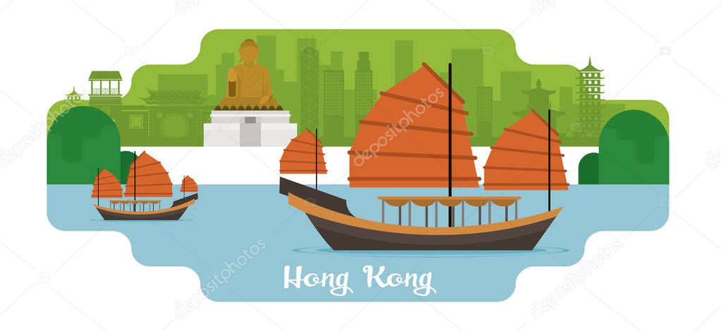 Hong Kong Travel and Attraction Landmarks