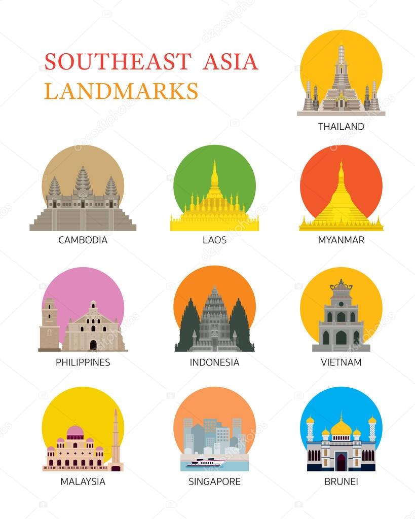 ASEAN, Southeast Asia Landmark Set