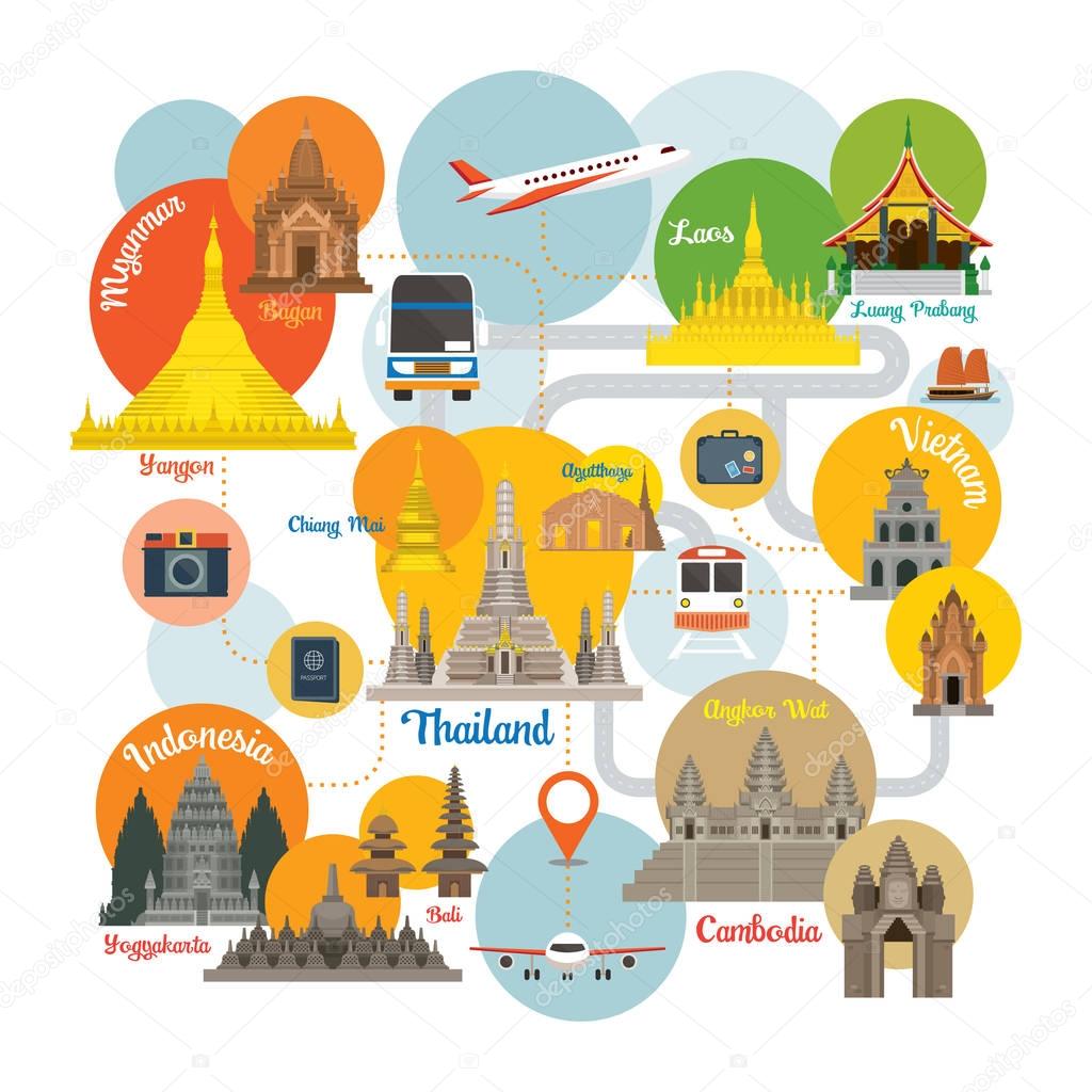 Southeast Asia Travel Infographic