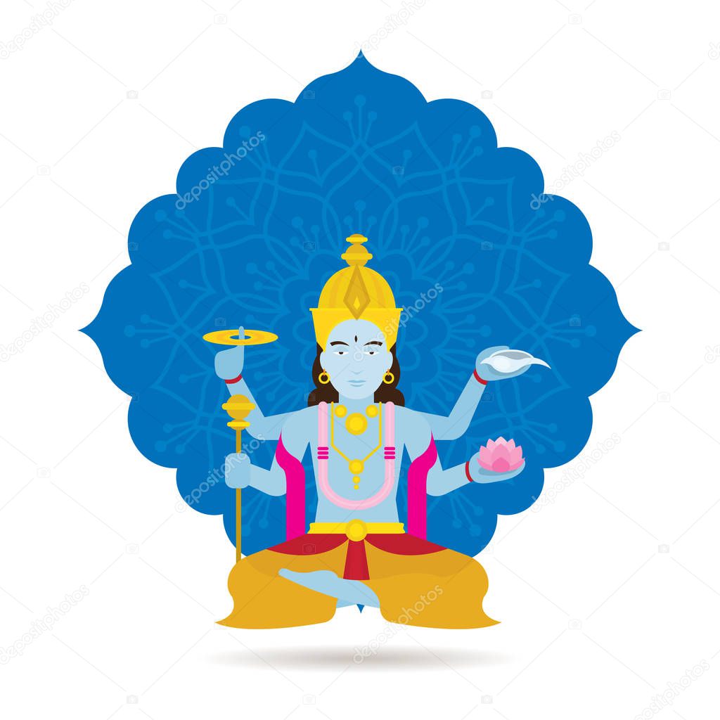 Vishnu Hindu God or Deity