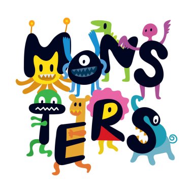 Sevimli Canavarlar çizgi film karakterleri 