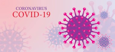 Covid-19 Virüs Arkaplanı, Coronavirus Hastalığı, bakteri, mikrop, patojen