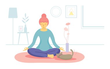 Evde kal, Yoga ya da Meditasyon yap, Karantina, Rahatla, Hobi ve Boş Zaman
