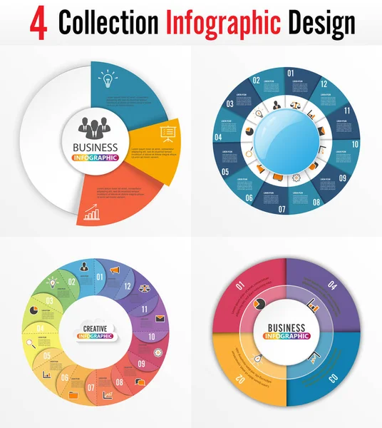 Infografik-Design-Vektor und Marketing-Icons können für — Stockvektor