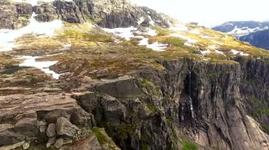 Norveç'te doğanın güzel manzara