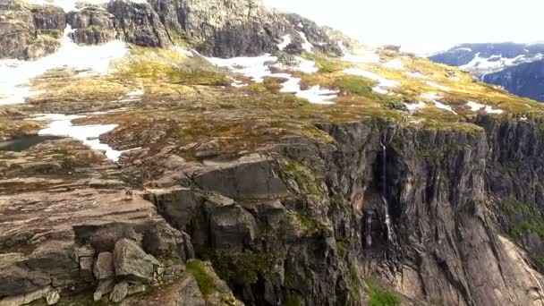 Schöne Aussicht auf die Natur in Norwegen — Stockvideo